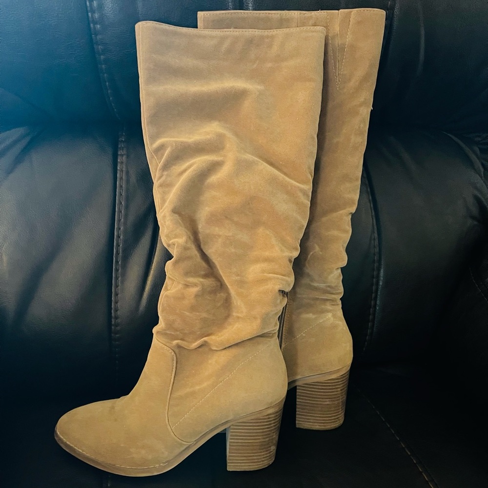 Women’s Tall Slouch Boots - Cognac